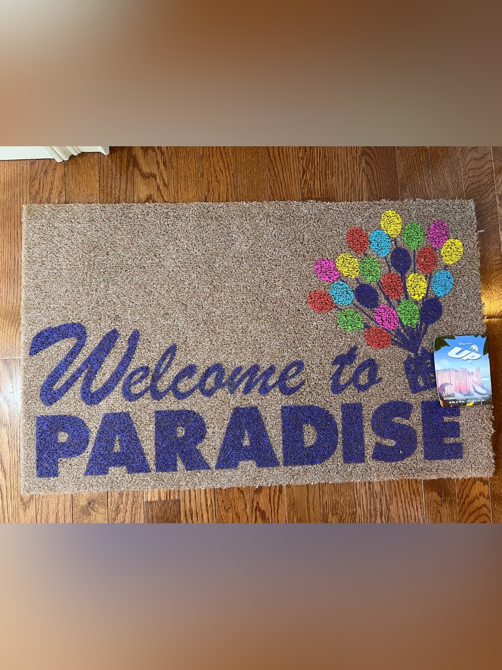 Welcome to Paradise Multicolor Doormat